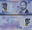 *20 Meticias Mozambik 2024, polymer P155a UNC *20 Meticias Mozambik 2024, polymer P155a UNC