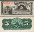 *5 Centavos Kuba 1896 P46 UNC