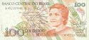 *100 Cruzados Novos Brazília 1989, P220 UNC