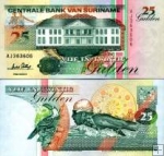 *25 Guldenov Surinam 1996, P138c UNC