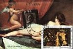 Známky Guayana 1990 Venuša razítkovaný hárček