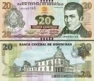 *20 Lempiras Honduras 2012-2022, P100 UNC