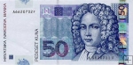 *50 Kuna Chorvátsko 2002 P40a UNC