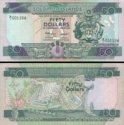 *50 Dolárov Šalamúnove ostrovy 1986, P17a UNC