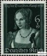 *Známka Nemecká ríša 1939 Nemecké umenie, MH *Známka Nemecká ríša 1939 Nemecké umenie, MH