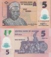 *5 Naira Nigéria 2016, polymer P38g UNC *5 Naira Nigéria 2016, polymer P38g UNC
