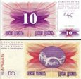 *10 Dinárov Bosna Hercegovina 1992, P10 UNC *10 Dinárov Bosna Hercegovina 1992, P10 UNC