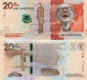 *20 000 pesos Kolumbia 2015, P461a UNC