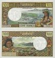 *100 Frankov Tahiti 1973 P24b UNC *100 Frankov Tahiti 1973 P24b UNC