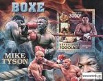 *Známky Togo 2012 Box Mike Tyson MNH hárček
