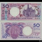*50 Zlotych Poľsko 1990 P169 UNC