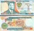 *10 000 Meticias Mozambik 1991, P137 UNC *10 000 Meticias Mozambik 1991, P137 UNC