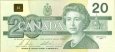 *20 Dolárov Kanada 1991, P97 UNC