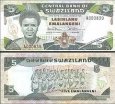 *5 Emalangeni Swaziland 1987, P14 UNC