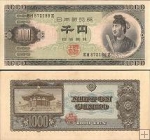*1000 Yenov Japonsko 1950, P92b UNC