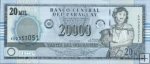 *20 000 Guaranies Paraguaj 2005 P225 UNC