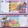 *50 Bolivianos Bolívia 2018, P250a UNC *50 Bolivianos Bolívia 2018, P250a UNC