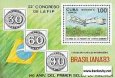 Známky Kuba 1983 Brasiliana 83 hárček MNH