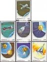 Známky Nikaragua 1984 Vesmír a satelity MNH séria