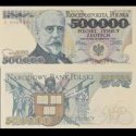 *500 000 Zlotych Poľsko 1990, P156a UNC