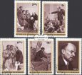 Známky Burundi 1970 Narodeniny Lenina, razítkovaná séria Známky Burundi 1970 Narodeniny Lenina, razítkovaná séria