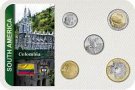 Sada 5 ks mincí Kolumbia 50-1000 Pesos 2012-13 blister