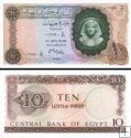 *10 egyptských libier Egypt 1961-65, P41 UNC