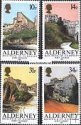 *Známky Alderney 1986 Pevnosti séria MNH