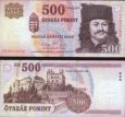 *500 Forintů Maďarsko 2007-2013 P196 UNC *500 Forintů Maďarsko 2007-2013 P196 UNC