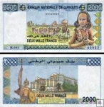 *2000 Frankov Djibouti 1997, P40 UNC