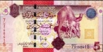 *5 Dinárov Libya 2009, P72 UNC