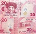 *20 Som Kirgizsko 2023 P34 UNC, 30 rokov národnej meny