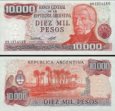 *10 000 Pesos Argentína 1976-83, P306 UNC *10 000 Pesos Argentína 1976-83, P306 UNC