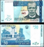 *50 Kwacha Malawi 2003, P45b UNC