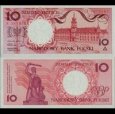 *10 Zlotych Poľsko 1990 P167 UNC