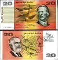 *20 Dolárov Austrália 1974-94, P46 UNC