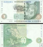 *10 Randov Južná Afrika 1993, P123a UNC