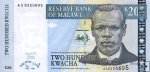 *200 Kwacha Malawi 2003, P47b UNC