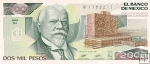 *2000 Pesos Mexiko 1989, P86 UNC