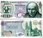 *10 Pesos Mexiko 1969-77, P63 UNC