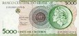 *5000 Cruzeiros Brazílie 1990, P227 UNC *5000 Cruzeiros Brazílie 1990, P227 UNC