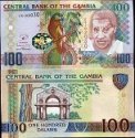 *100 Dalasis Gambia 2013(14) podpis: first deputy governor