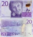 *20 Korún Švédsko 2015, P69a UNC *20 Korún Švédsko 2015, P69a UNC