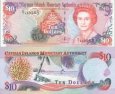 *10 Dolárov Kajmanie ostrovy 2001 P28a UNC