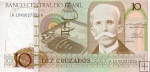 10 Cruzados Brazília 1986, P209 UNC