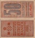 *50 banica Chorvátsko 1942 P6 UNC