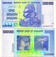 *1 milión dolárov Zimbabwe 2008, P77 UNC *1 milión dolárov Zimbabwe 2008, P77 UNC