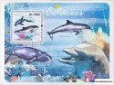Známky Svätý Tomáš 2009 Veľryby, delfíni hárček MNH