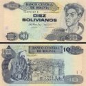 10 Bolivianos Bolívia 1997, P204c