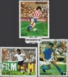 *Známky Paraguaj 1985 MS vo fubale 19886, razítkovaná séria